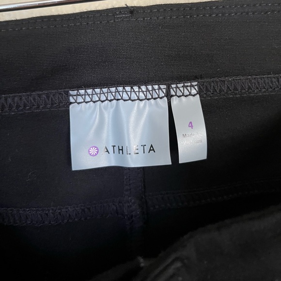 ATHLETA PONTE PANTS WITH ZIPPER POCKETS SIZE 4 - Picture 2 of 6